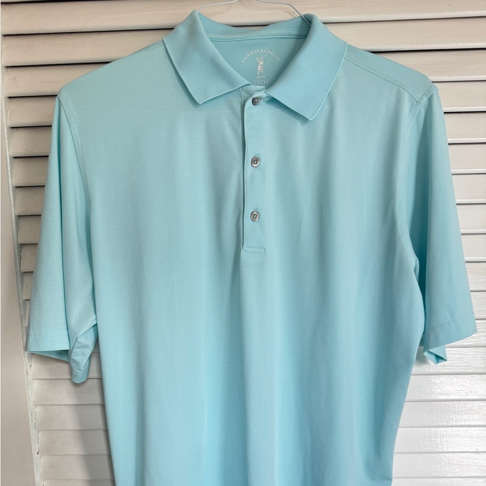Fairway & Greene Aqua Men's Polo Shirt